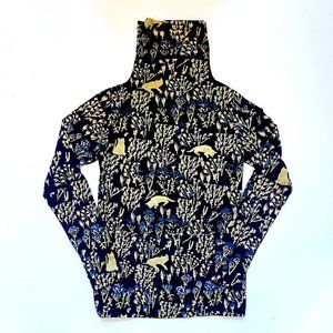 Thief & Bandit Screenprinted Turtleneck Small EUC